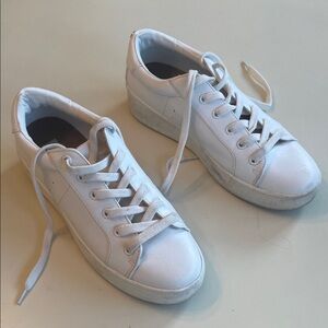 Steve Madden White Athletic Shoes
